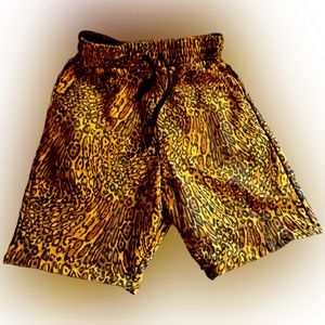 ALLSAINTS Leopard sweat shorts